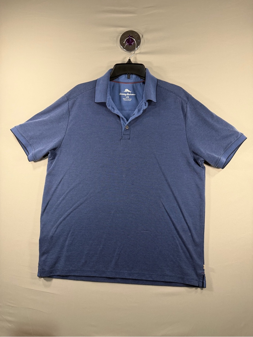 Tommy Bahama Men's Navy-Blue Polo Shirt